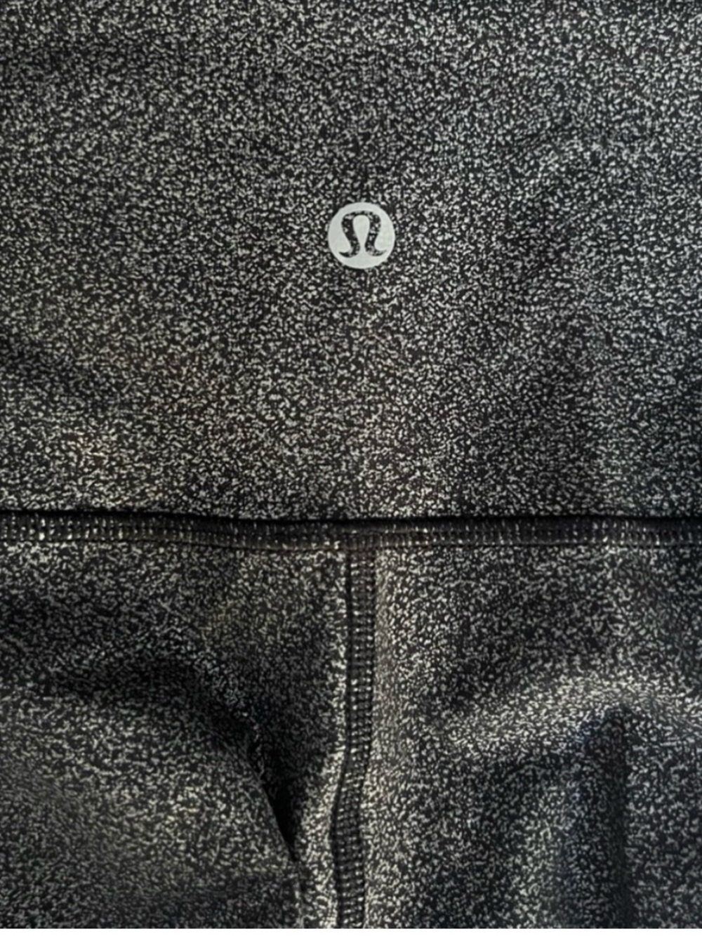 LULULEMON Black Shimmer Leggings Sz 1 
No tags: I can’t confirm but by fit